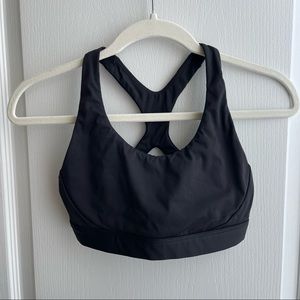 athleta black ultimate bra a-c
